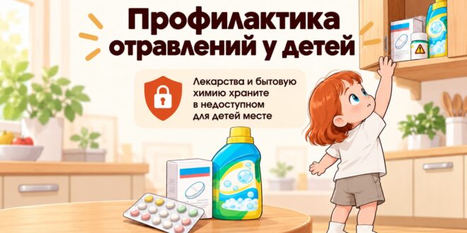 Как защитить ребёнка от случайного отравления